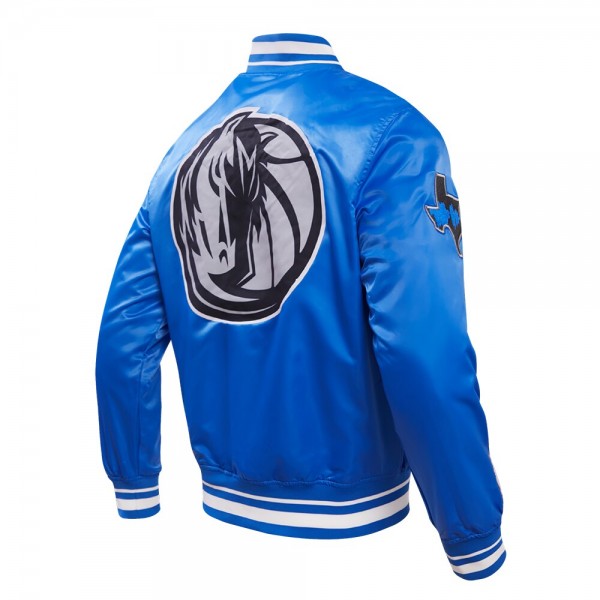Куртка на кнопках Dallas Mavericks Pro Standard 2023/24 City Edition Satin - Royal