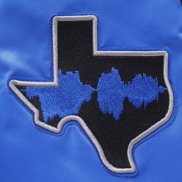 Куртка на кнопках Dallas Mavericks Pro Standard 2023/24 City Edition Satin - Royal