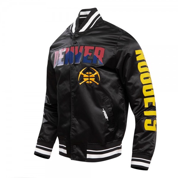 Куртка на кнопках Denver Nuggets Pro Standard 2023/24 City Edition Satin - Black