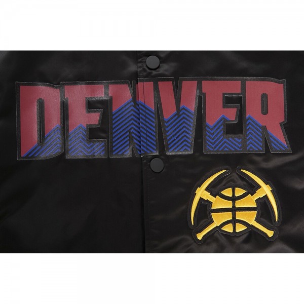 Куртка на кнопках Denver Nuggets Pro Standard 2023/24 City Edition Satin - Black