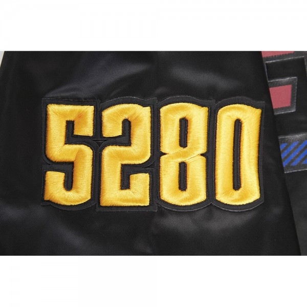 Куртка на кнопках Denver Nuggets Pro Standard 2023/24 City Edition Satin - Black
