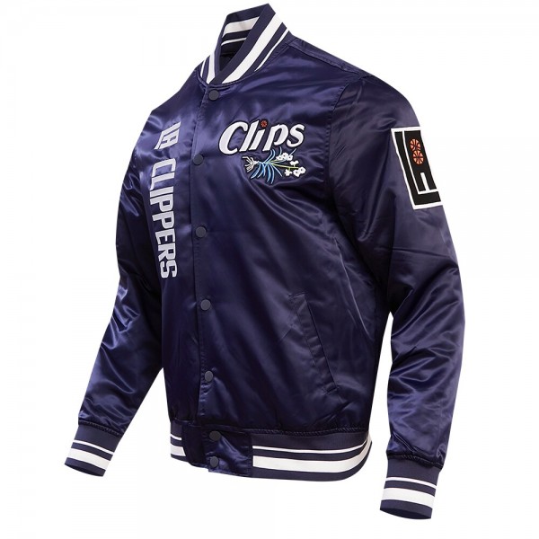 Куртка на кнопках LA Clippers Pro Standard 2023/24 City Edition Satin - Navy