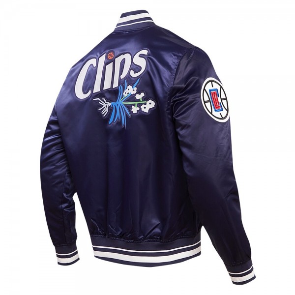 Куртка на кнопках LA Clippers Pro Standard 2023/24 City Edition Satin - Navy