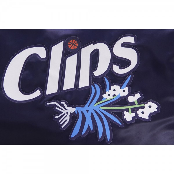 Куртка на кнопках LA Clippers Pro Standard 2023/24 City Edition Satin - Navy