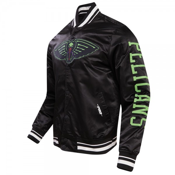 Куртка на кнопках New Orleans Pelicans Pro Standard 2023/24 City Edition Satin - Black