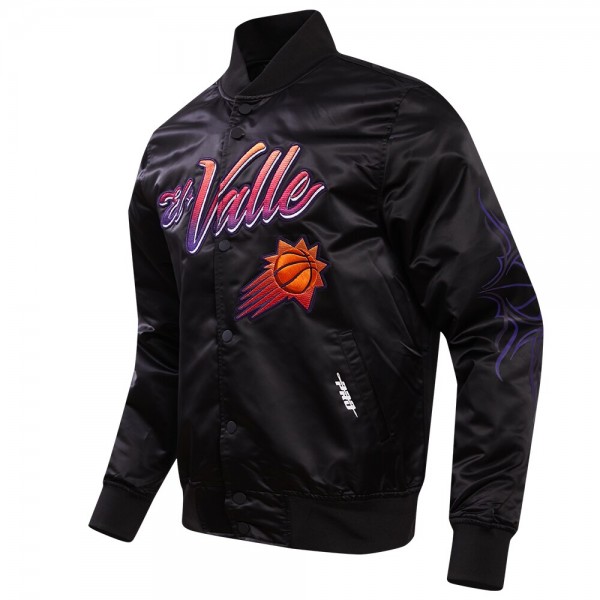 Куртка на кнопках Phoenix Suns Pro Standard 2023/24 City Edition Satin - Black
