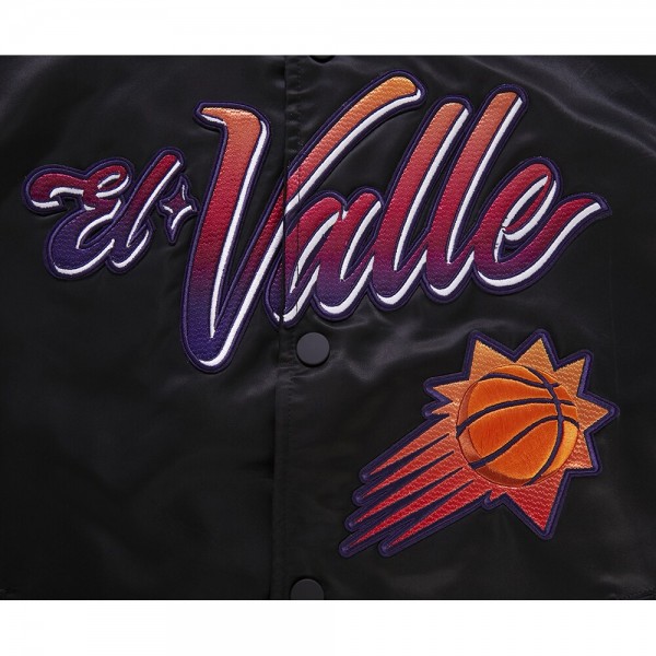 Куртка на кнопках Phoenix Suns Pro Standard 2023/24 City Edition Satin - Black