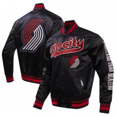 Куртка на кнопках Portland Trail Blazers Pro Standard 2023/24 City Edition Satin - Black