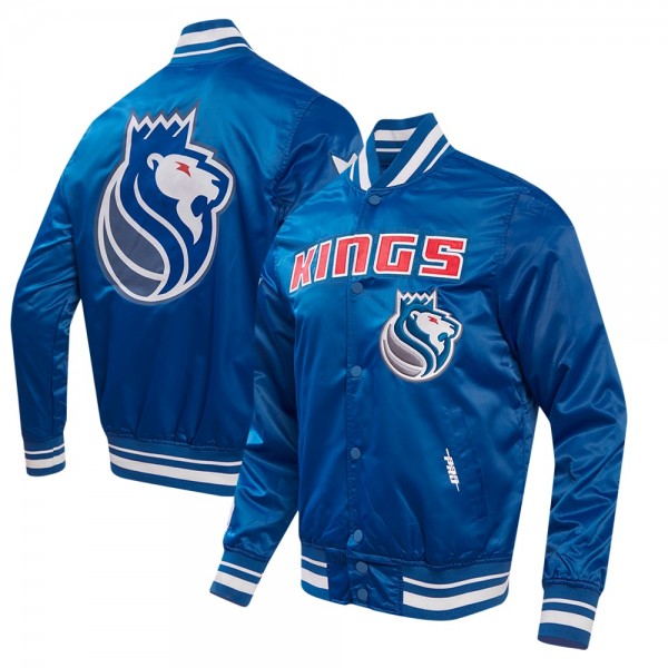 Куртка на кнопках Sacramento Kings Pro Standard 2023/24 City Edition Satin - Blue