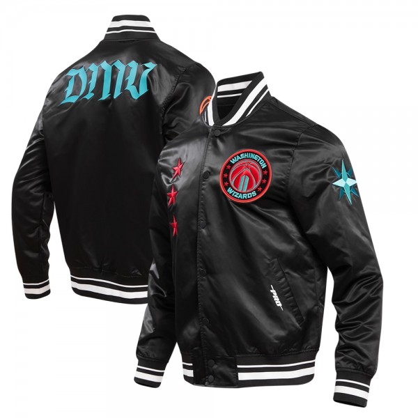 Куртка на кнопках Washington Wizards Pro Standard 2023/24 City Edition Satin - Black