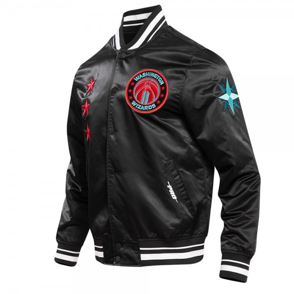 Куртка на кнопках Washington Wizards Pro Standard 2023/24 City Edition Satin - Black