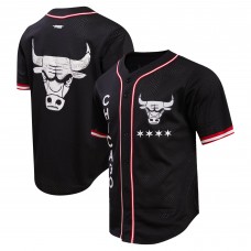 Chicago Bulls Pro Standard 2023/24 City Edition Mesh Baseball Jersey - Black