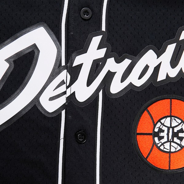 Игровая джерси Detroit Pistons Pro Standard 2023/24 City Edition Mesh Baseball - Black