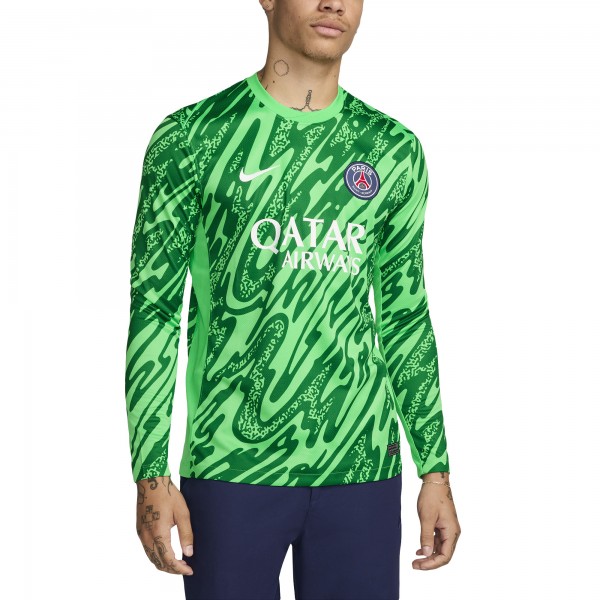 Игровая джерси Paris Saint-Germain Nike 2024/25 Goalkeeper Replica Stadium Long Sleeve - Green
