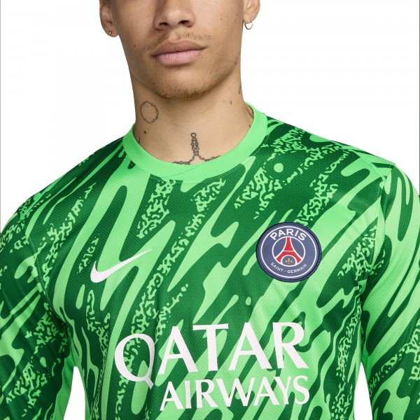 Игровая джерси Paris Saint-Germain Nike 2024/25 Goalkeeper Replica Stadium Long Sleeve - Green