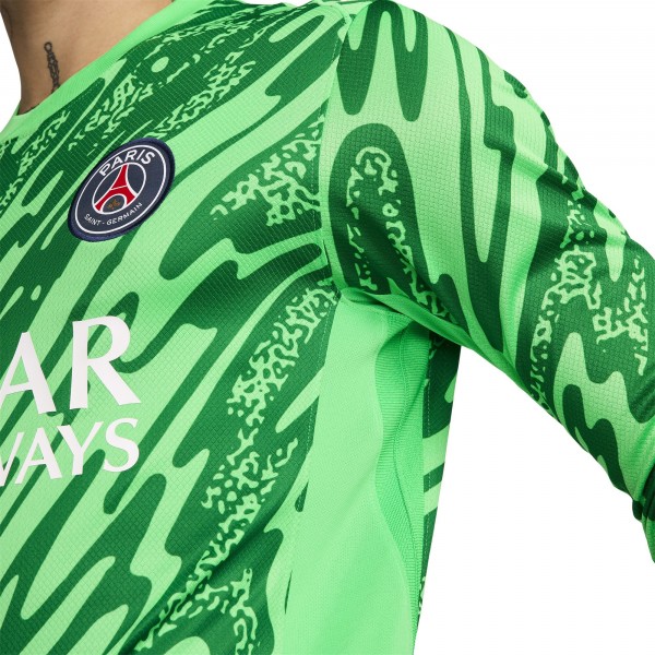 Игровая джерси Paris Saint-Germain Nike 2024/25 Goalkeeper Replica Stadium Long Sleeve - Green