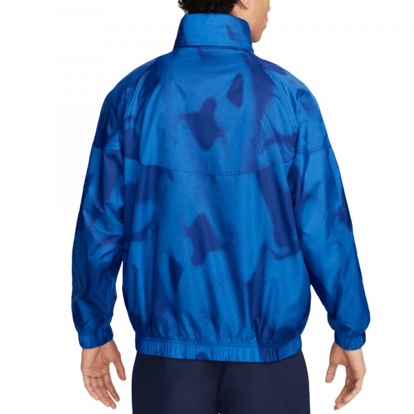 USMNT Nike Windrunner Anorak Half-Zip Jacket - Royal