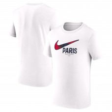 Футболка Paris Saint-Germain Nike Swoosh - White