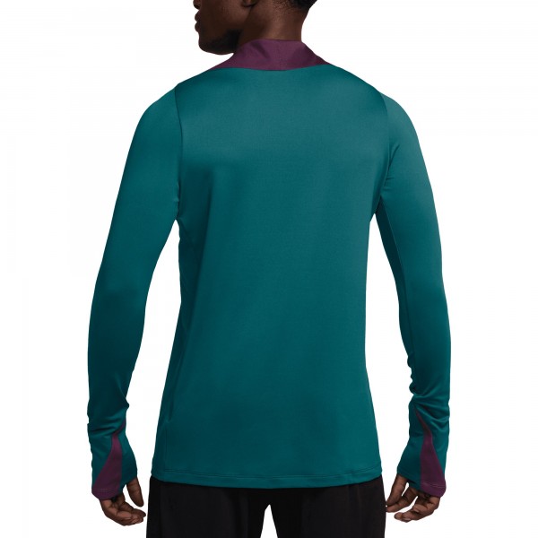 Кофта на короткой молнии Paris Saint-Germain Nike 2024/25 Strike Drill Performance - Teal