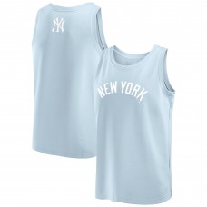 New York Yankees Fanatics Light Blue Elements Tank Top