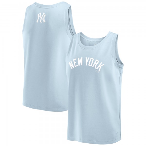 New York Yankees Fanatics Light Blue Elements Tank Top