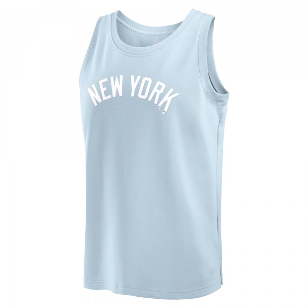 New York Yankees Fanatics Light Blue Elements Tank Top