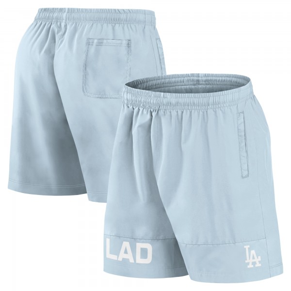 Los Angeles Dodgers Fanatics Light Blue Elements Swim Shorts