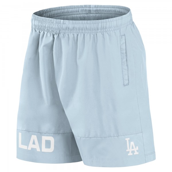 Los Angeles Dodgers Fanatics Light Blue Elements Swim Shorts