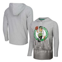 Кофта с капюшоном Boston Celtics Stadium Essentials Atrium Raglan - Heather Gray