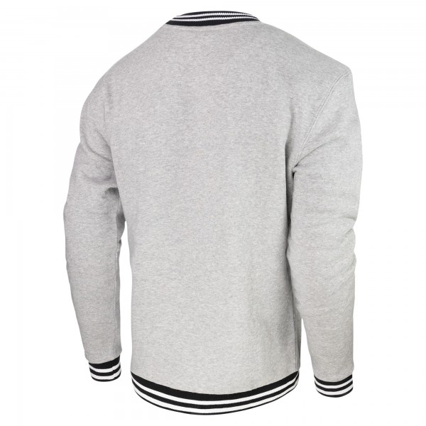 Detroit Pistons Stadium Essentials Heather Gray Club Level Pullover Sweatshirt