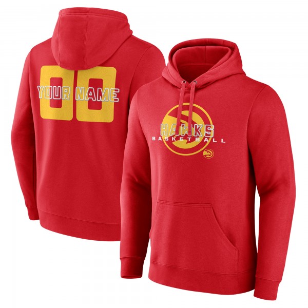 Именная толстовка Atlanta Hawks Stellar - Red