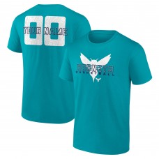 Именная футболка Charlotte Hornets Stellar - Teal