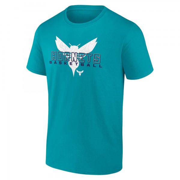 Именная футболка Charlotte Hornets Stellar - Teal