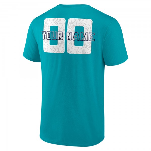 Именная футболка Charlotte Hornets Stellar - Teal