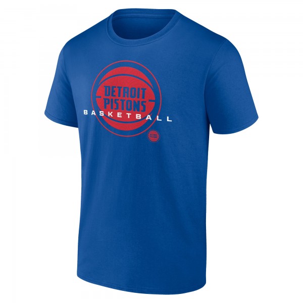 Detroit Pistons Blue Stellar Personalized Name & Number T-Shirt