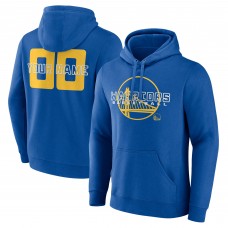 Golden State Warriors Royal Stellar Personalized Name & Number Pullover Hoodie