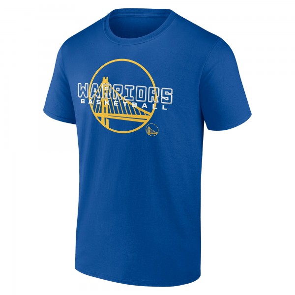 Golden State Warriors Royal Stellar Personalized Name & Number T-Shirt