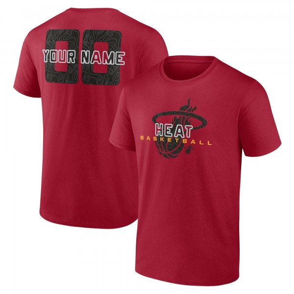 Именная футболка Miami Heat Red Stellar