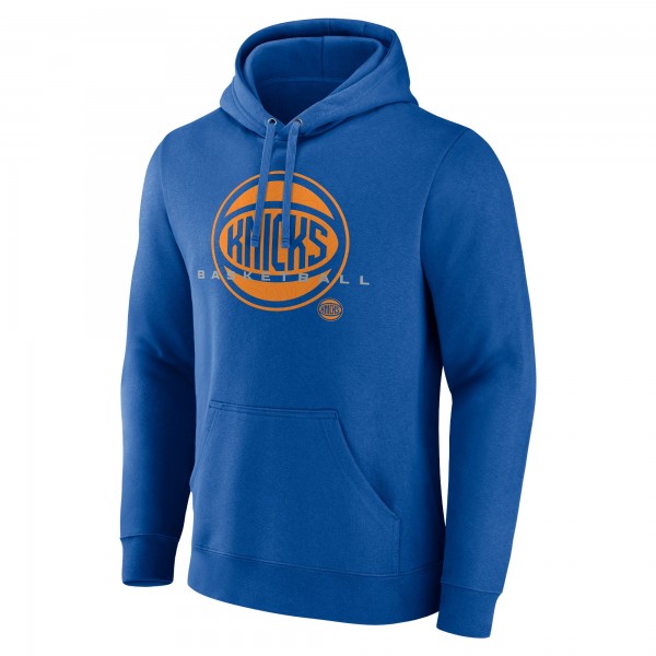 New York Knicks Blue Stellar Personalized Name & Number Pullover Hoodie