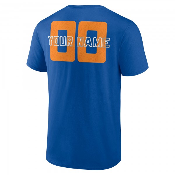 New York Knicks Blue Stellar Personalized Name & Number T-Shirt