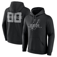 Именная толстовка San Antonio Spurs Black Stellar Name & Number