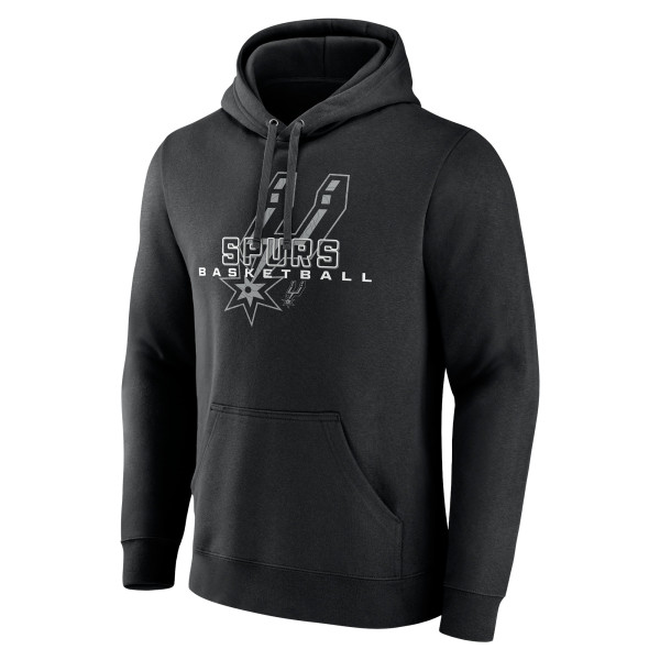 Именная толстовка San Antonio Spurs Black Stellar Name & Number
