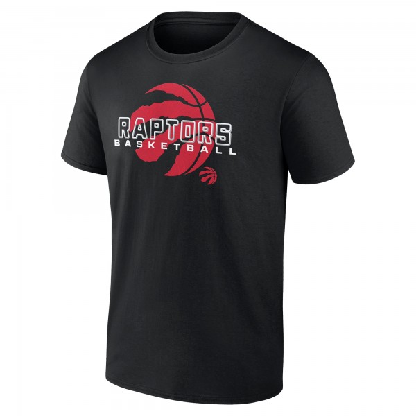 Toronto Raptors Black Stellar Personalized Name & Number T-Shirt