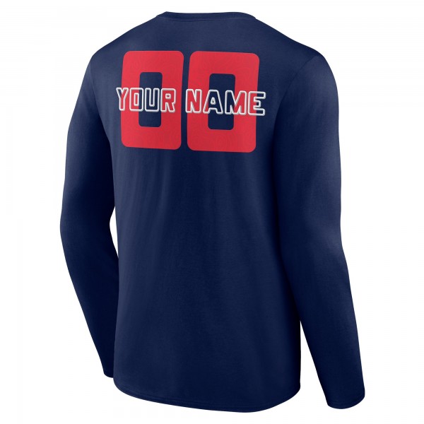 Washington Wizards Navy Stellar Personalized Name & Number Long Sleeve T-Shirt
