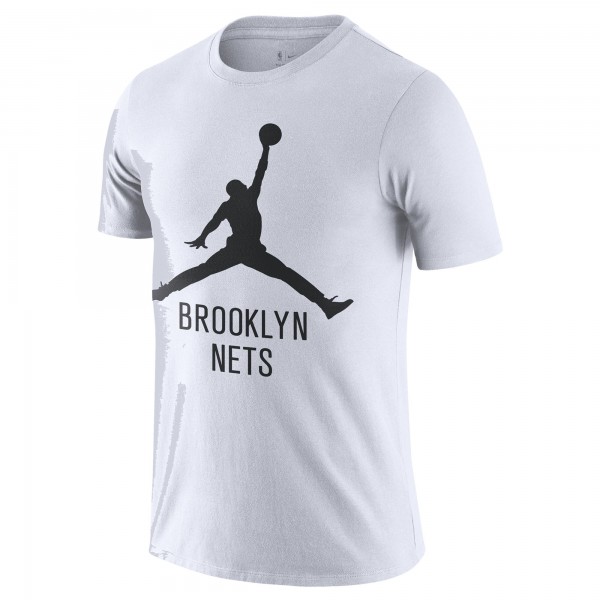 Футболка Brooklyn Nets Nike White Essential Jumpman