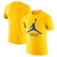 Футболка Golden State Warriors Nike Essential Jumpman - Gold