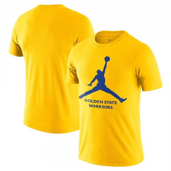 Футболка Golden State Warriors Nike Essential Jumpman - Gold