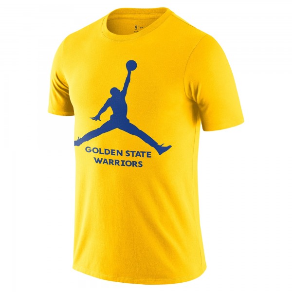 Футболка Golden State Warriors Nike Essential Jumpman - Gold