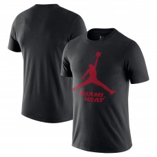 Miami Heat Nike Black Essential Jumpman T-Shirt