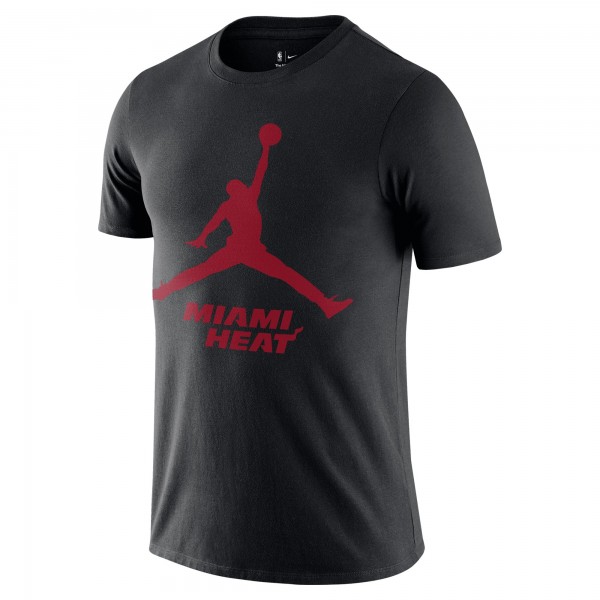Футболка Miami Heat Nike Black Essential Jumpman
